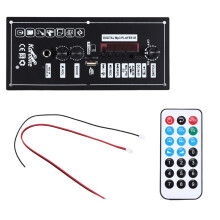 3.7V Amplifier Board Square Dance Speaker Amplifier Support AUX TF-Card U-Disk Recording 5-8Inch Speaker