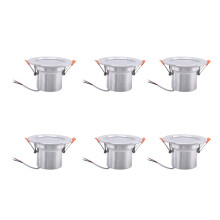 6X 8Ohm 10W Bathroom Ceiling Speaker Background Music System Moisture-Proof Aluminum Can Fashion In-Ceiling Speaker