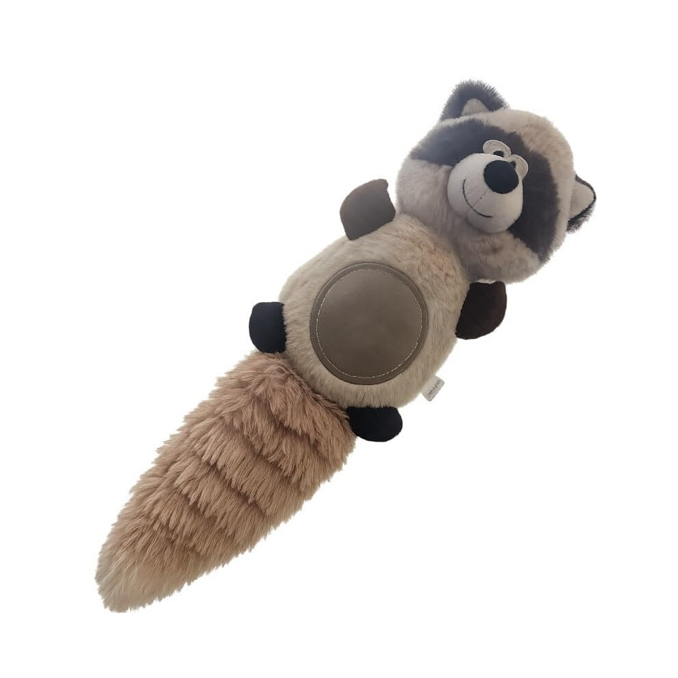 Kandy Toys (Racoon) Squeaky Pet Plush Animal Chew Toy