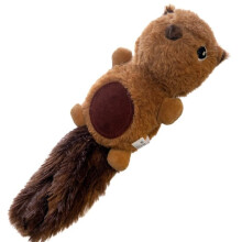 (Beaver) Squeaky Pet Plush Animal Chew Toy