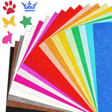 40 Sheets A4 Glitter Cardstock Paper,20 Colors 250gsm Sparkle Craft Paper(2 per Color), Non Shed Shiny Card for DIY Crafts, Scrapbook, Cricut, Party
