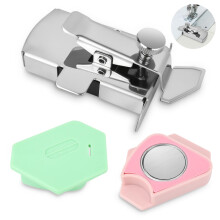 Philorn 3pcs Magnetic Seam Guide for Sewing Machines, Magnetic Universal Seam Guide, Multifunctional Anti-Curl Magnetic Measuring Tool Sewing