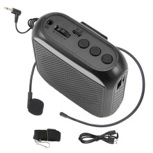 Tragbares Sprache VerstäRker Mikrofon Headset, Wiederaufladbarer Sprache VerstäRker für Lehrer, Schulungen, Reise Leiter, und Klassenzimmer-B