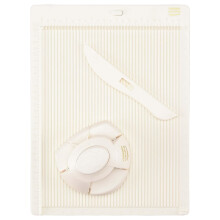 Vaessen Creative Scoring Board for Card Making - Cards, Envelopes & Gift Boxes - Card Making Kit and Envelope Maker with Bone Folder - up to 5.5 x 7