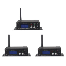 3X DMX 512 Wireless Controller Receiver Transmitter LCD Display Power Adjustable EU Plug