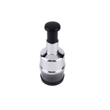 Garlic Press and Vegetable Chopper with Stainless Steel Blades for Quick Kitchen Food Prep