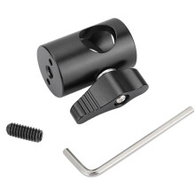 16 mm Lampstatiefkopadapterconnector met 1/4 Inch Schroefdraad voor DSLR-Cameramonitor/Zaklamp/Statiefbevestiging