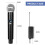2X New Wireless Dual Handheld VHF Dynamic Microphone Karaoke Microphone with Receiver 7