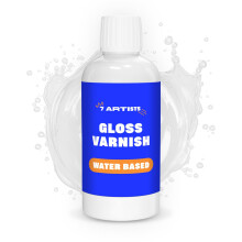 Acrylic Varnish Gloss 250 ml ? Varnish for Acrylic Painting & Craft | Fast Drying Transparent Sealer for Acryl Painting | Water Based Clear Lacquer