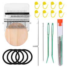 KINBOM Darning Loom, Speedweve Weaving Repair Mini Loom Machine Small Darning Loom Tool for Beginners Quickly Knitting Mending Jeans Socks DIY Speed