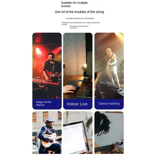 2 Set New 2.4G XLR Adapter System Wireless Microphone Transmitter Receiver for Dynamic Microphone Guitar Audio Mixer 2