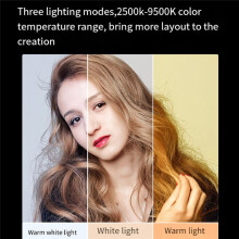 RGB LED Telefoon Selfie Licht 3000Mah Batterij Oplaadbaar Video Invullicht Draagbaar Videolicht met 3 Verlichtingsmodi