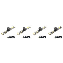 4X 5MP USB-Kameramodul 160 Grad Weitwinkel OV5640 2592X1944 Fixed Focus Free Drive für die Sicherheitsüberwachung