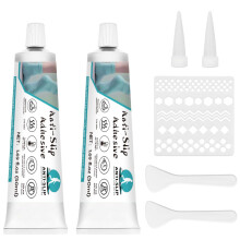 Sock Stop 100ml Non-Slip Glue, Clear, Waterproof Fabric Paint for Non-Slip Socks, Hangers, Carpets, Bathroom Mats - Latex-Free, Water-Based, Odorless,