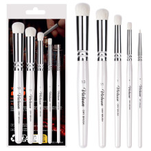 Vicloon Dry Brush Miniature Painting, 5 Sizes Hobby Detail Paint Brushes, Drybrush Set for Miniatures Warhammer Citadel Model Paint, Professional