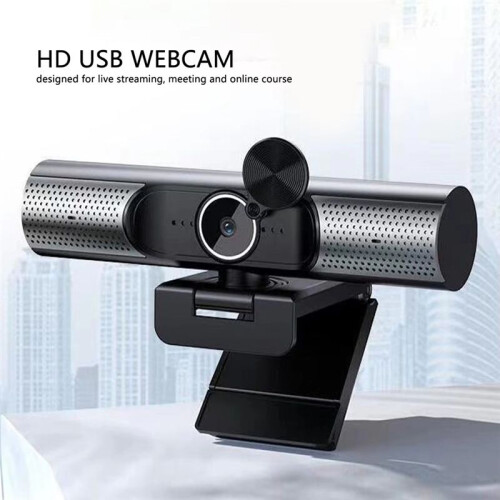 Webcam USB Webcam 4K Autofocus HiFi-Luidspreker Ruisonderdrukking Microfoon PC-Camera voor Desktop Laptop Videochat 2