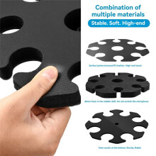 Microfoonhouder voor Microfoon, Opbergorganizer voor Draagbare Microfoons van 1/4 Inch, 3/8 Inch en 5/8 Inch, met Schroefdraad, Geschikt voor Maximaal