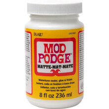 Mod Podge, Water-base Sealer, Glue and Finish, Matte Finish, CS11301, 236 ml Bottle