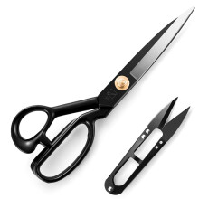 Fabric Scissors 10 Inch(25.4CM), Sewing Dressmaking Scissors Razor Sharp High Carbon Steel Tailor's Shears for Cutting Fabrics, Leather, Material,
