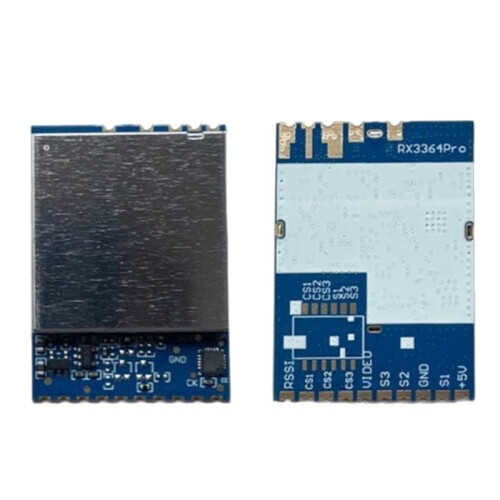 3.3G RX3364Pro FPV VRX Module Wireless Receiver Module Wireless Analog Receiver RSSI FPV Audio Video Transmission Module 2