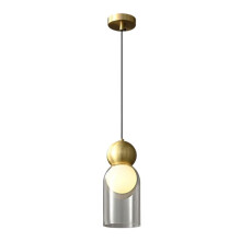 Pendant Lighting for Kitchen Island, Adjustable Glass Chandelier with Warm Crystal Glow for Dining Room