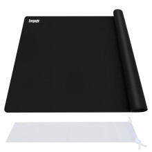 Foepoge Extra Large Silicone Mat for Resin Casting 71x51 cm, Non Stick Silicone Sheet for Crafts, Heat Resistant Countertop Protector, Placemat for