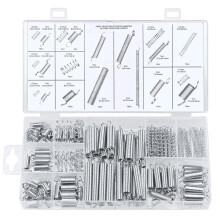 Kit d'assortiment de ressorts de contraction et de tension (200 pièces)
