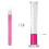 48 eprubete de plastic x 25 ml cu capace 5