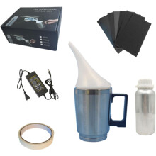 100ml Acetone Headlight Restoration Kit with Vapor Cup – DIY Repair Tool for Foggy, Yellowed & Oxidized Lenses, Complete Car Polishing System Z