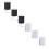 6pcs 1mm Black Elastic Cord for Bracelet Making, Stretch Beading Thread, Durable & Versatile DIY String 1