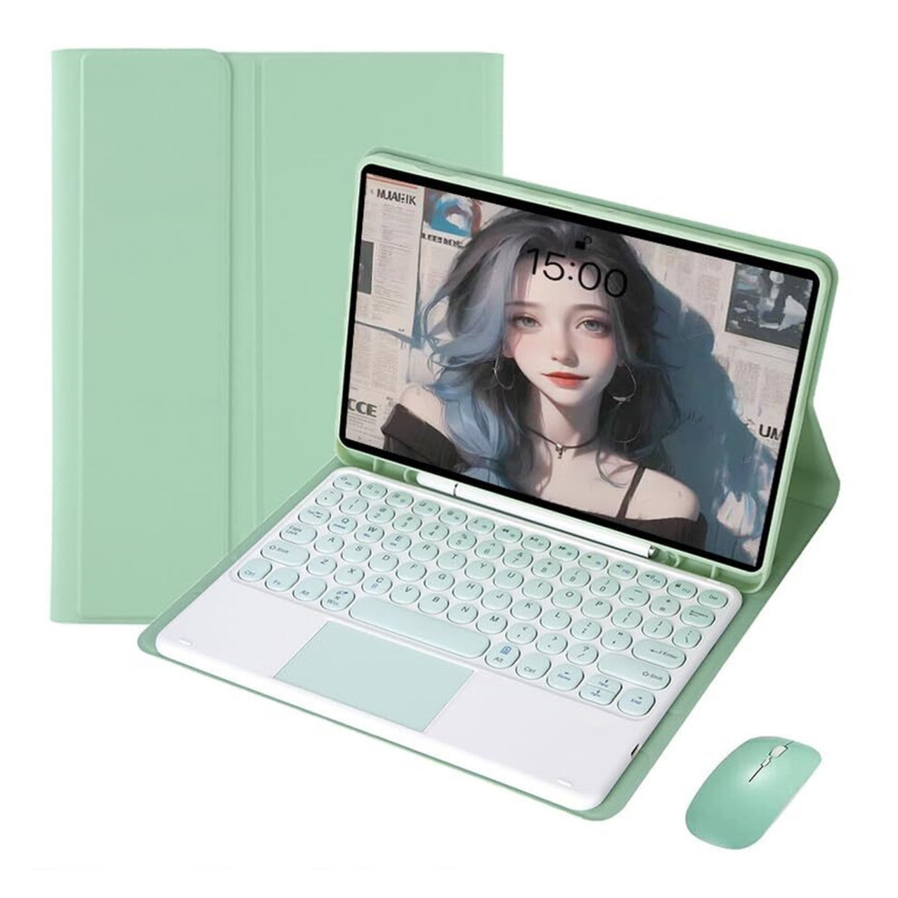 Slim Keyboard Case Compatible With Samsung Galaxy Tab S6 Lite 10.4" (2024/2022/2020), Detachable Keyboard, Touchpad & Pencil Holder 9180479073055