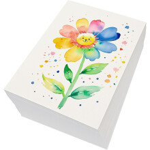 120 Sheets Watercolour Paper Bulk,140 lb/300 GSM Cold Press Thick Water Colour Paper Pad,Artist Painting Drawing Paper, Art Supplies for Kids Students