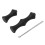 Soft Silicone Bowstring Tabs Guard with Mounting Pin for Outdoor Shooting 6