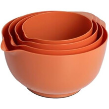 Ensemble de 4 bols mélangeurs gigognes en plastique de 1,7 à 4,5 pintes