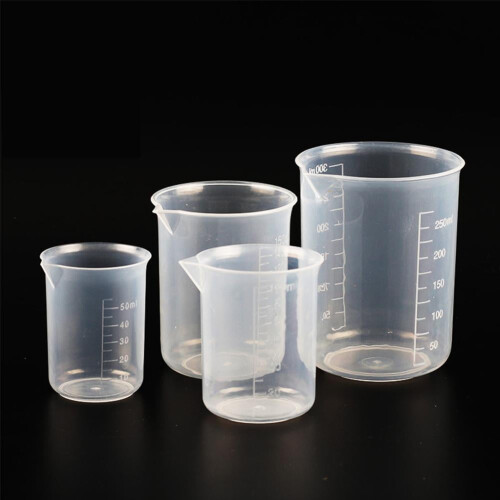 Μικρό δοσομετρικό κύπελλο 25-500ml, δοχείο κουζίνας, πλαστικό ζεστό V1 2
