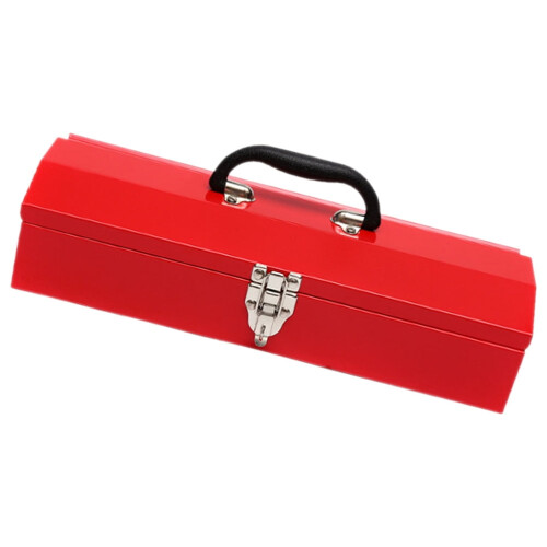 Metal Tool Case Essential Container Tools Storage Boxes Red 1