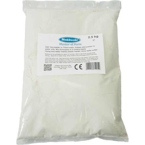 Mouldmaster 2.5 Kg Plaster of Paris, White