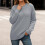 Damenpullover für Herbst und Winter: Rundhals-Langarmpullover, lässige Pullover-Oberteile 2