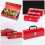 Metal Tool Case Essential Container Tools Storage Boxes Red 3