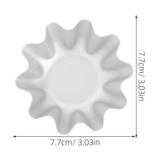 6Pcs Egg Tart Molds Nonstick Baking Set for Home Kitchen and Restaurant Use 1