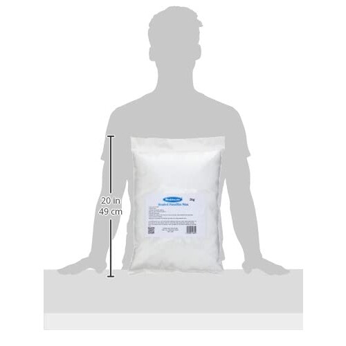 None 10154 Candle Wax 2kg Bag,White 2