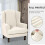 Wingback Chair Slipcover Stretch Fabric 1 Piece 4