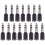 15 pezzi Cavo dongle Adattatore jack audio per microfono Nero 3