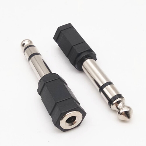 15 pezzi Cavo dongle Adattatore jack audio per microfono Nero 1