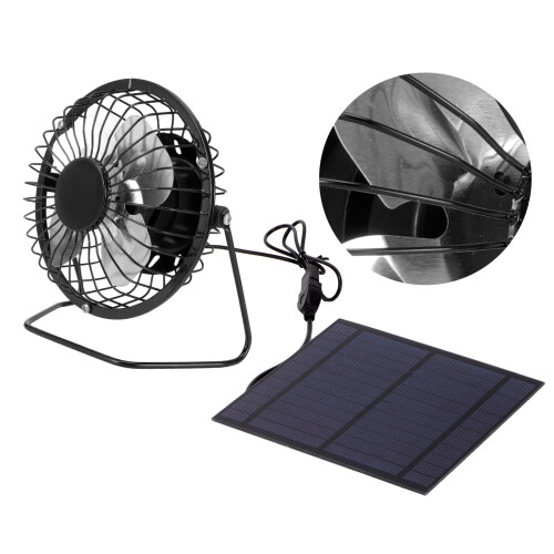 Fyydes bärbar 1/111HP solpanelkylfläkt