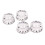 Rotary Knobs Transparent Acrylic Guitar Parts 4 Pcs 4