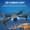 E88HD Drone με δυνατότητα επιστροφής με ένα κλικ, πτυσσόμενο τετρακόπτερο με κάμερα HD, 6