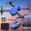E88HD Drone με δυνατότητα επιστροφής με ένα κλικ, πτυσσόμενο τετρακόπτερο με κάμερα HD, 5