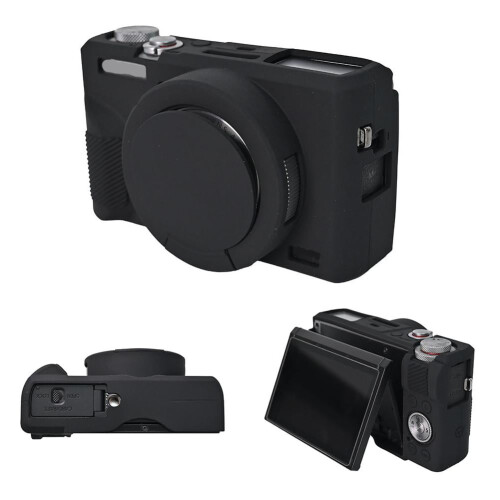 Capa protetora de silicone para câmera, compatível com Ca non Powershot G7X M 2