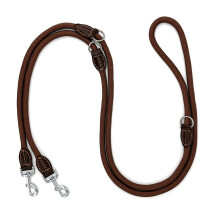 Double Dog Lead for Medium Large Dogs 3 m Adjustable with 2 Carabiners Leads Dog Robust Nylon Dog Leash Multifunctional Dog Lead 3 m Long x 1.4 cm